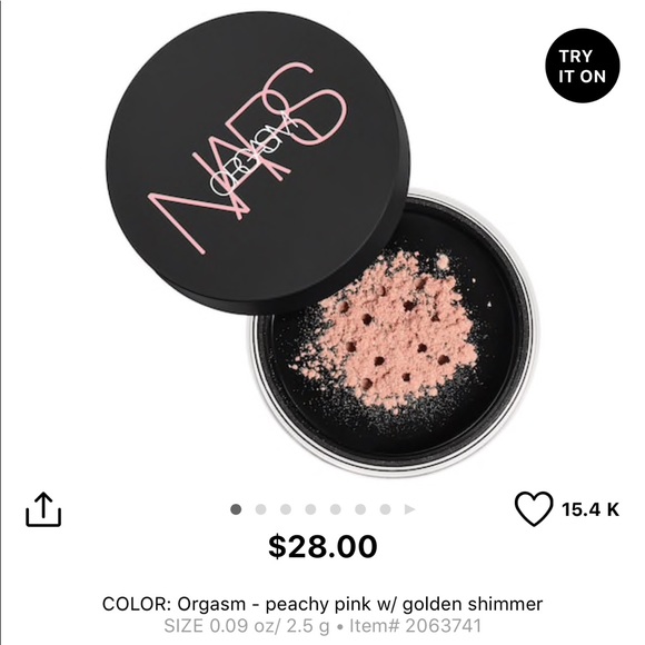 NARS Orgasm illuminating loose powder - Picture 1 of 4
